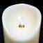 no flame warm white yellow waving perfum customized wedding decoration wax light candle set