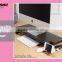Smart Monitor Stand with three USB Ports and plug Extension Ports (walnut)