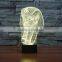 Pyramid Pharaoh 3D LED illusion Night Light Touch Switch Table Desk 7 Color Lamp