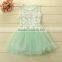 Summer baby girl floral dress cotton and polyester high quality kids princess dress children's brand clothes