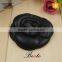 Wholesale custom black genuine leather rose flower for women shoes