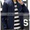 SZXX Latest Customized Printing design Deep Blue coat mens jacket