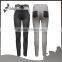 High wasit leggings with patch pocket and 100%cotton fabric