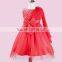MGOO New Design Flower Girl Dresses Pink Sparkle Chiffon Wedding Party Dresses For Girl Kids Birthday Dresses