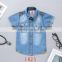 2017 hot selling bay clothing summer baby boy causal t-shirt yarn
