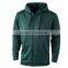 OEM hot sale custom100% polyester thick drawstring zipper-up plain hoodies