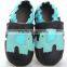 Lightning pattern soft sole genuine leather shoes for baby
