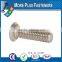 Made in Taiwan Stainless Slot Recessed Undercut Flat Head Machine Screw Passivated