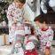 Sexual girls and boy image children outfits 100% cotton ruffles baby girl outfits clothing newborn christmas pajamas
