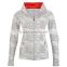 OEM service supply type cotton zip hoodies charm woman fashion coat