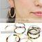 High Quality New Design Acetic Acid Jewelry Women's Acrylic Acetate Hoop Earrings