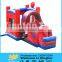 Spiderman inflatable bounce house combo with slide