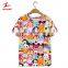 China manufacture animal pattern short sleeves cotton tshirt for young children