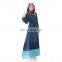 New latest design wholesale plus size long muslim dress cheap fashion islamic clothing mix color cardigan abaya