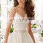white evening gown fairytale flutter new bridal gown 2016