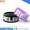 Cating technique custom silicone bracelet