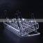 Step shape high clear PMMA acrylic desktop pen display stand