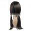 Brazilian human hair lace frontal wig with natural black color