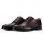 Height increasing elevator dress shoes genuine leather