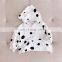 Children's Polka Dot Casual Set 2020 Autumn Baby Korean Pocket Hooded Sweater Trousers Two-piece Set