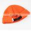 Winter knitting hats logo custom hip-hop stripes baggy beanie hats