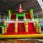 Outdoor Children Amusement Park Forest And Dinosaur Theme Inflatable Bouncer With Slide