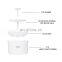 Manufacturer wholesale automatic battery filter drinking LED round cat water fountain