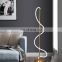 guzhen DIY metal+silicon LED tube irregular floor lamp