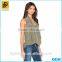 women clothes manufacturers overseas double layers spaghetti sexy ladies blouses and tops