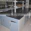 Laboratory Central Workbench Steel Structure for School laboratory island bench