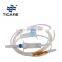 Sterile Saline Subcutaneous Burette Transfusion Set Micro Drip Disposable Iv Infusion Set With Luer Lock Regulator