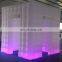 Customized Colorful LED Inflatable Photo Booth With LED Tube Lights For Hot Sale