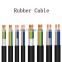ho7rn 3g1.0mm2 round electrical power rubber cable