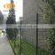 Boundary wall polyester painting round post wire mesh fence