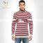 Turtleneck Striped Cashmere Pullover Sweater for Men