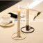 Top 1 Modern Nordic Decorative Candlestick stand Black White Metal Taper Candle Holder For Home Decoration