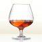 Handmade mouth blown clear shot glass brandy snifter