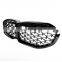 2019+ F40 Glossy Black + Front Grille For BMW 1 Series F40 Diamond Style Front Bumper grill Car Accessories