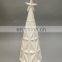 white bisque unpainted ceramic christmas tree decorations