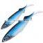 26cm/33cm Ocean Boat Sea Fishing large  Simulate  Artificial Baits rubber mackerel soft plastic jig heads  Soft Fishing Lure