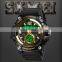 Fashion Skmei 1725 3 Time Analog Digital Watch 50m Waterproof Sport Wristwatch for Men