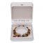 Multifunctional High Quality  Pu Leather Ring Earrings Necklace Pendant Box Jewelry Box