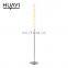 HUAYI High Quality Simple Style Glass Acrylic 28W Indoor Bedroom Modern Decorative Mobile LED Floor Lamp