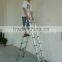 3.2m 2 in 1 telescopic ladder single ladder 3.2m A type ladder 1.6m+1.6m