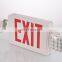 New Arrivals Fire Exit Sign LED Emergency Light Spot Light 2x3W Stair Exit Emergency Light