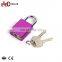 Wholesale 25 Mm Fade Resistant Aluminum Shackle Safety Padlock With Keys