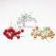 Artificial Flower Fruit Stamens Cherry Christmas Plastic Pearl Berries Diy Gift Box Decorated Wreaths For Home Decor