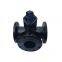 Wholesale flange three-way plug valve cast iron three-way plug valve