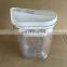 5 Pack Plastic Cereal Containers Storage Set With Easy Pour Lid