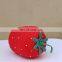 Hot Sale Strawberry cotton rope storage basket, Cute fruit basket for kitchen decoration Vietnam Supplier